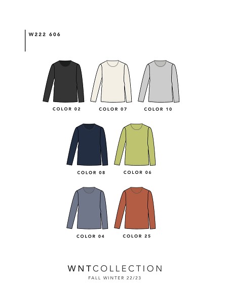 Camiseta Cuello Redondo Manga Larga