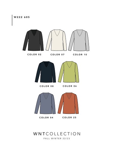 Camiseta Pico Manga Larga