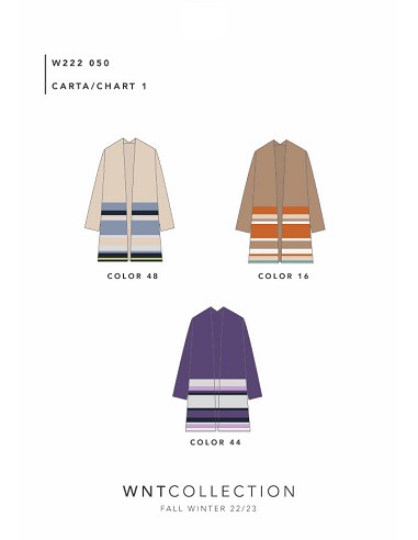 Chaqueta Bajo Listado Multicolor