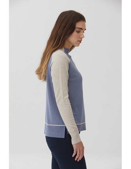 Jersey Bicolor Cuello Perkins