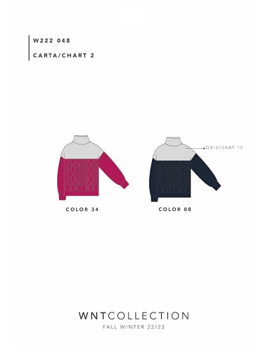 Jersey Cuello Vuelto Bicolor con...