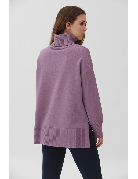 Jersey Cuello Vuelto Detalle Rombos