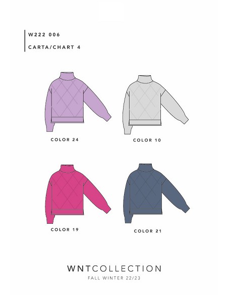 Jersey Cuello Vuelto Detalle Rombos