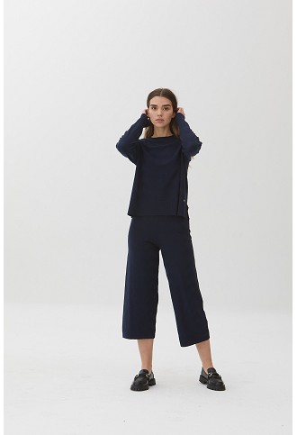 Pantalón Crop Tejido Zigzag 2