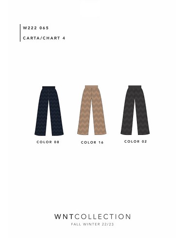 Pantalón Crop Tejido Zigzag