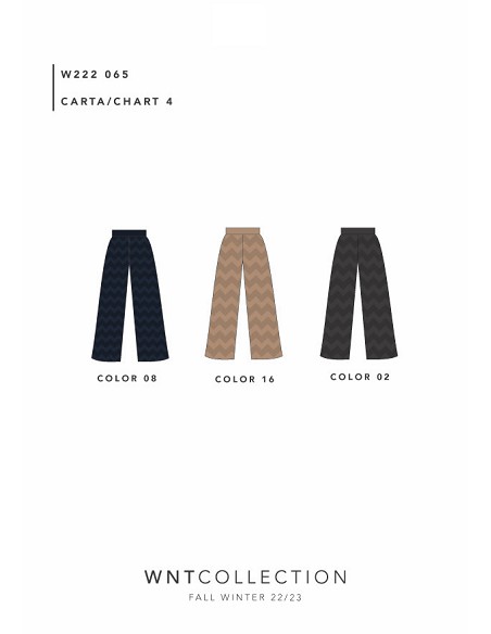 Pantalón Crop Tejido Zigzag