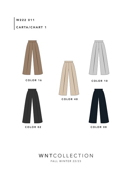 Pantalón Largo Detalle Cadeneta Al Tono