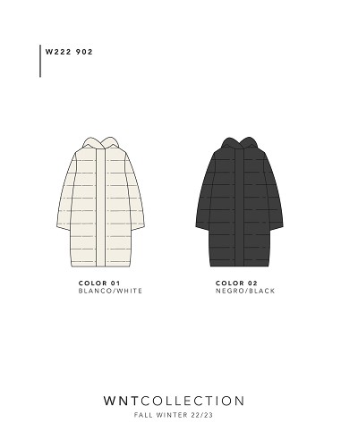 Parka Acolchada Detalle Capucha