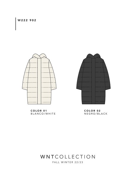 Parka Acolchada Detalle Capucha