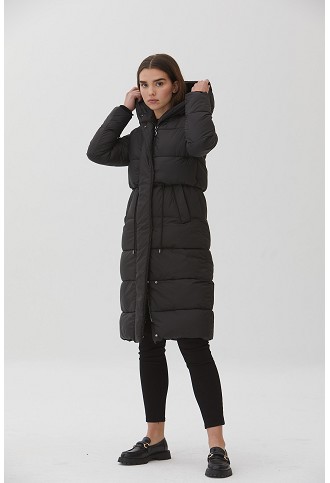 Parka Larga Acolchada con...